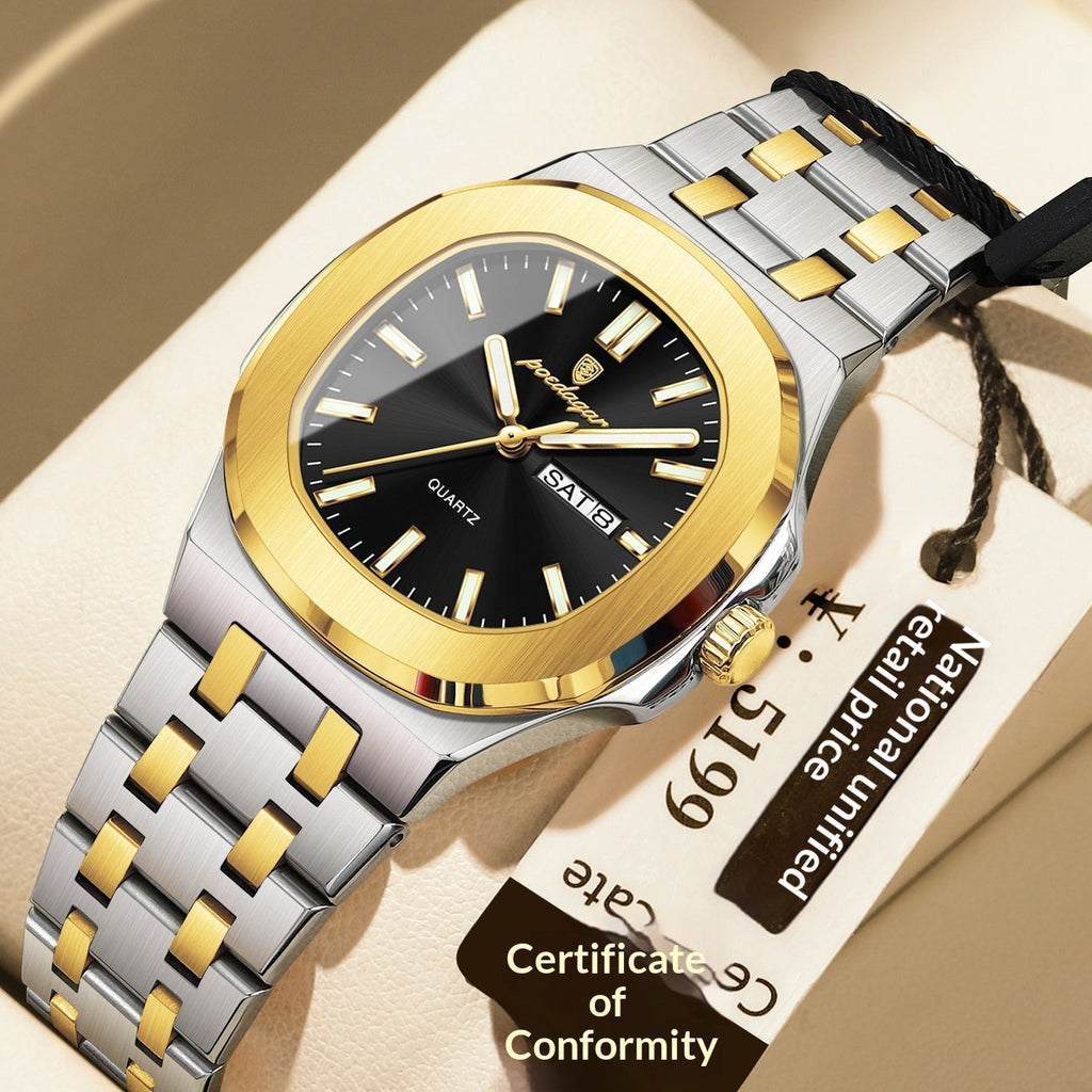 Ultra-thin Watch With Waterproof And Luminous Features