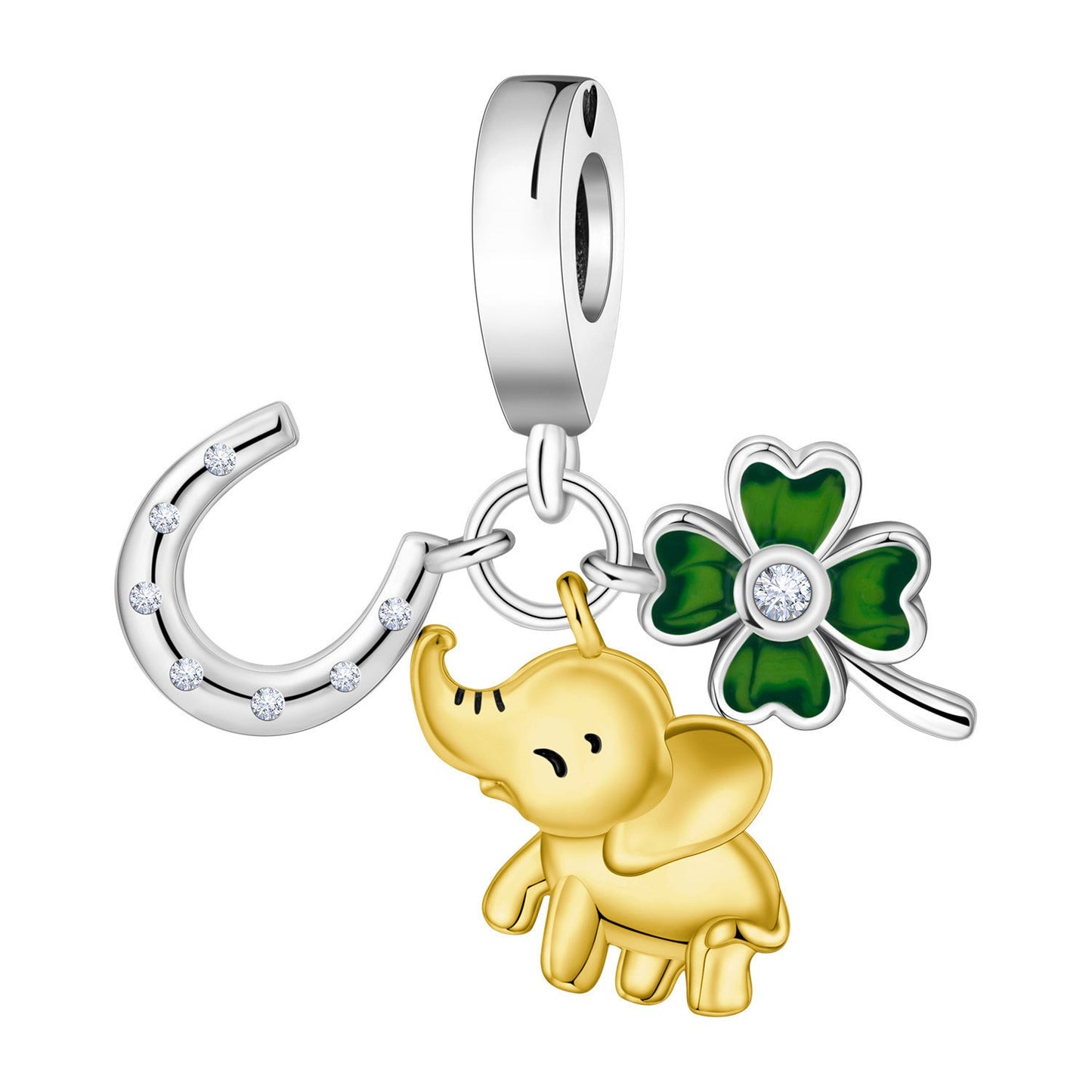 Cute Elephant DIY Bracelet Beads