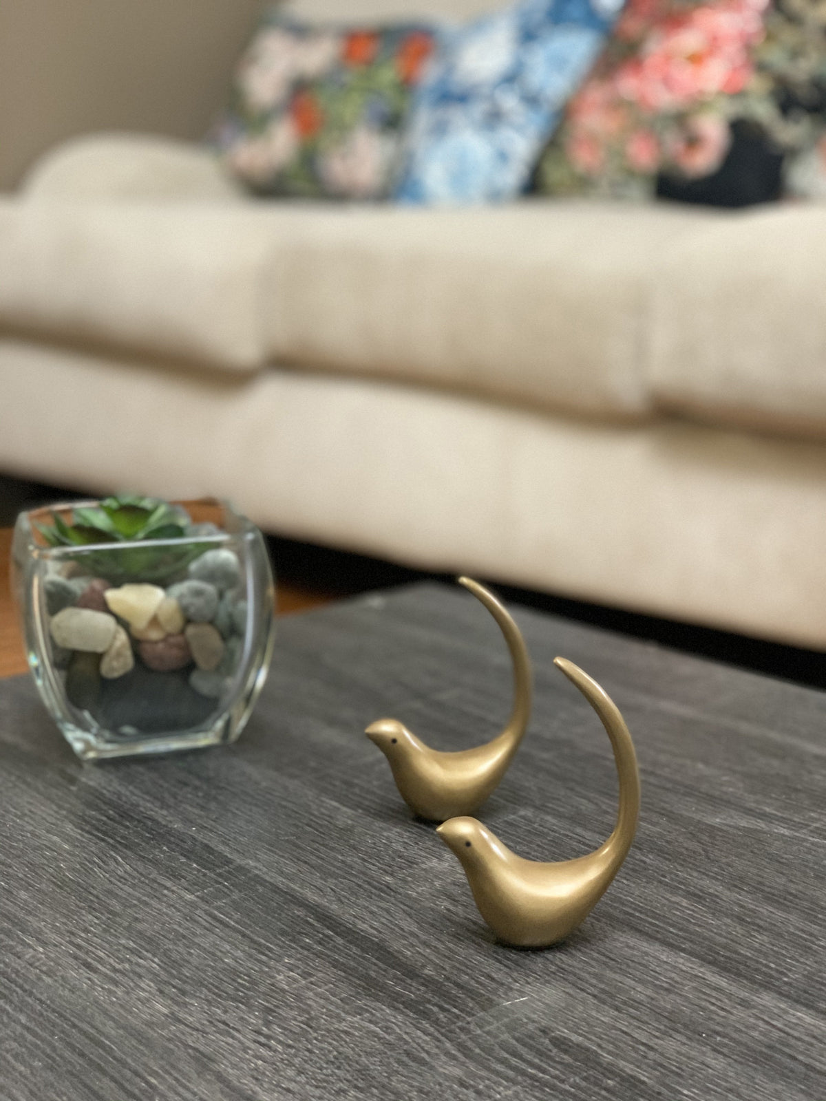 Vibhsa Marigold Bird Ring Holder Set of 2