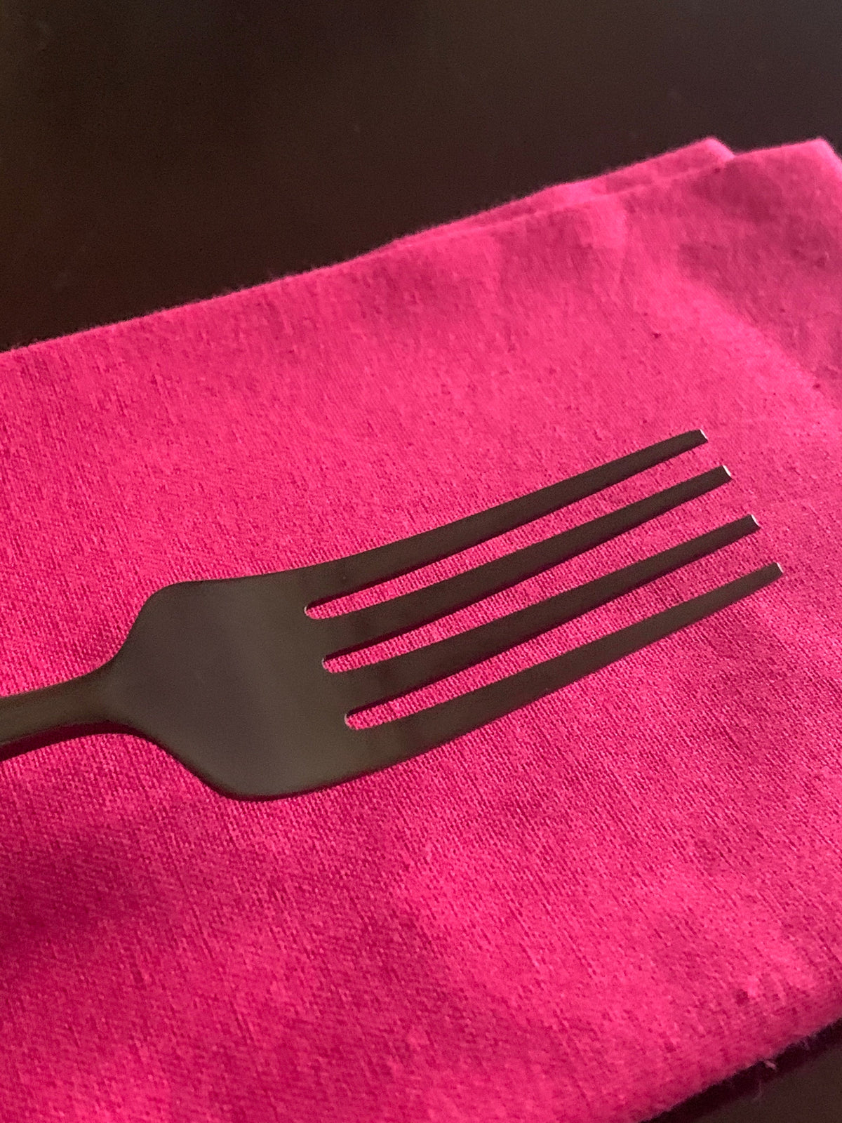 Vibhsa Black Stainless Steel Flatware 36 PC Set