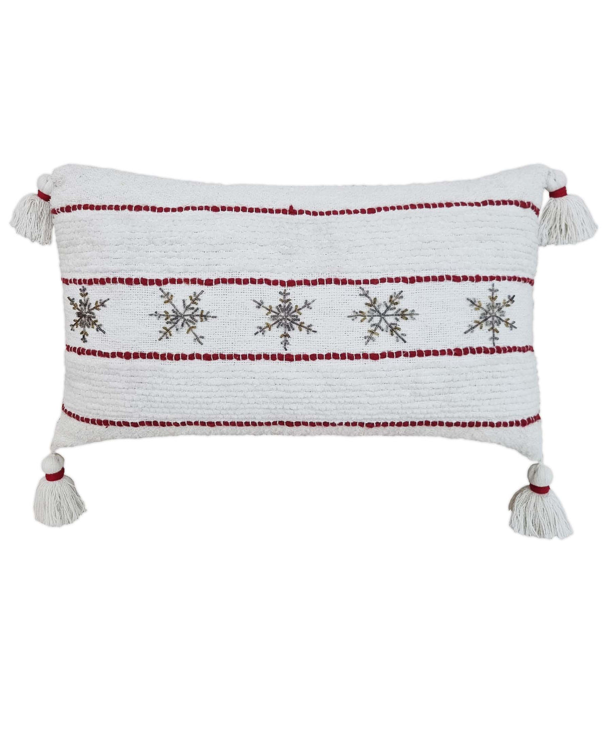 Vibhsa Christmas Decorative Pillow for Holidays 14"x 24"