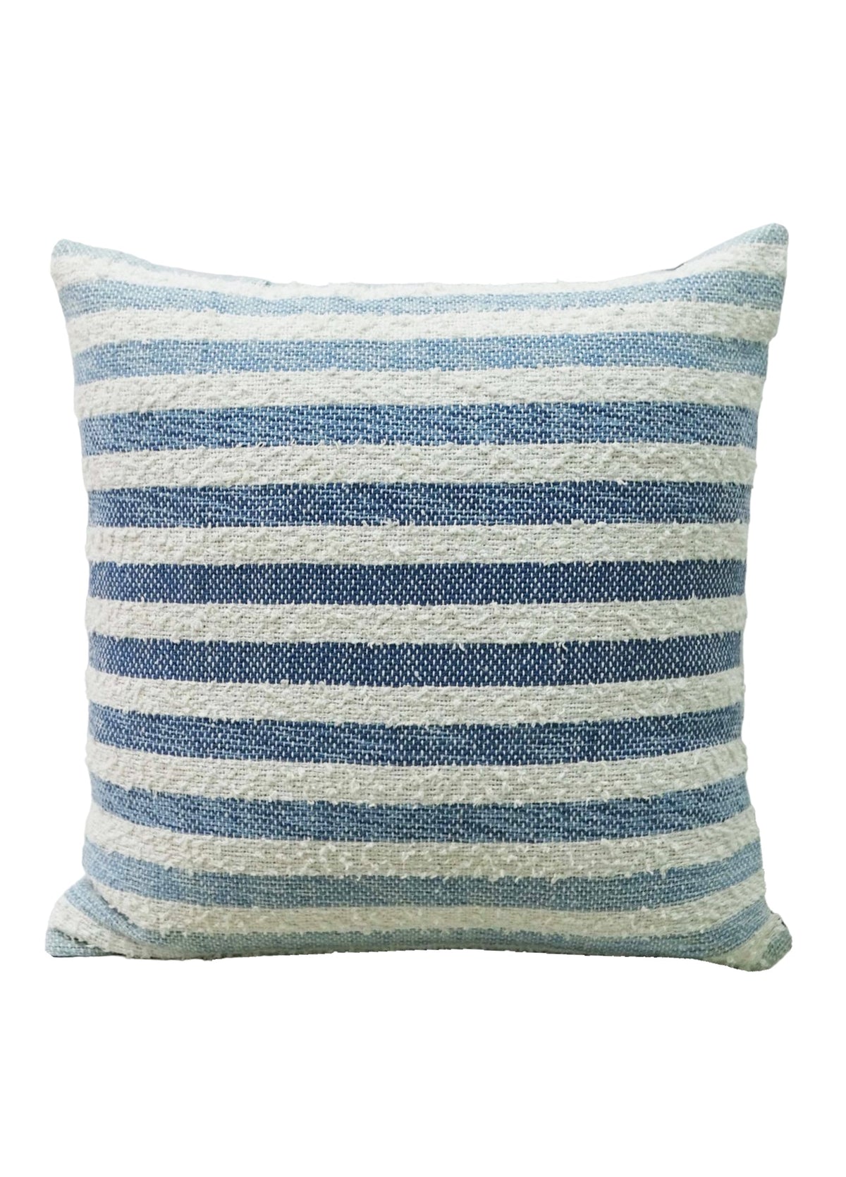 Vibhsa 100% Cotton Ombre Textured Stripe Pillow