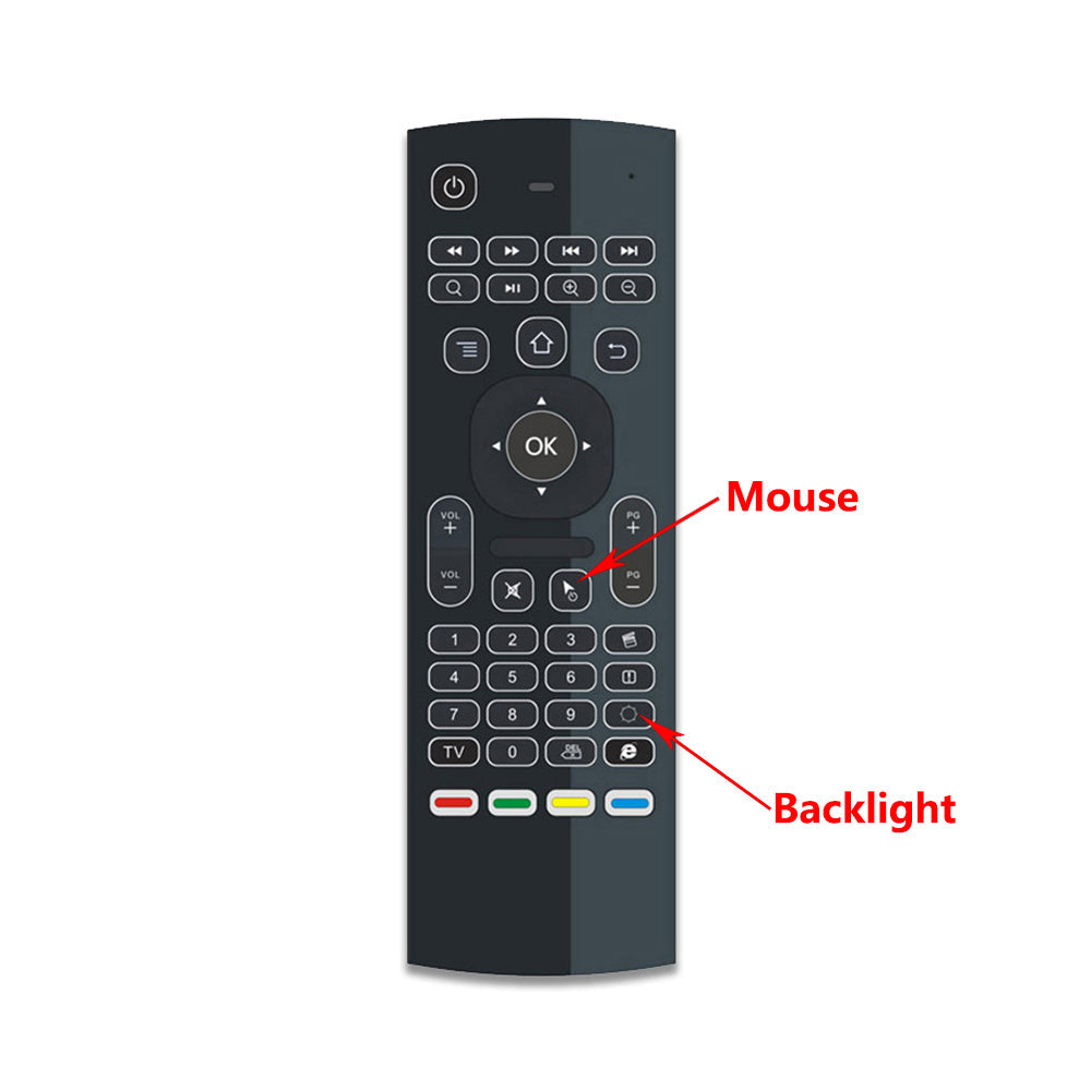 MX3 MX3-L Backlit Air Mouse T3 Smart Voice Remote Control 2.4G RF Wireless Keyboard For X96 mini KM9 A95X H96 MAX Android TV Box