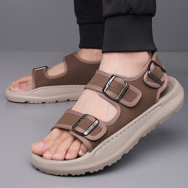 Lightweight Foam Sole Trendy Casual Non-slip Handmade Sandals