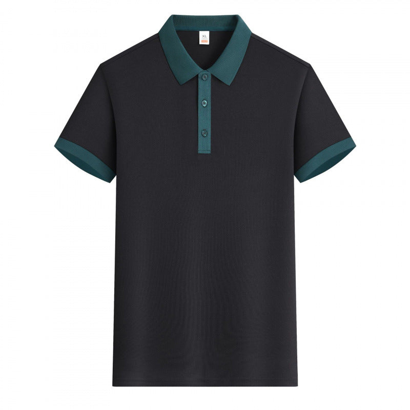 Business Summer Ice Silk Short-Sleeve T-Shirt