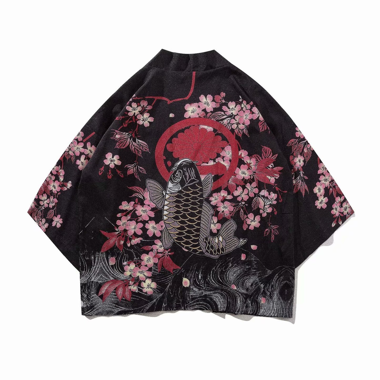 YC70018 Kimono "Fische im Teich"