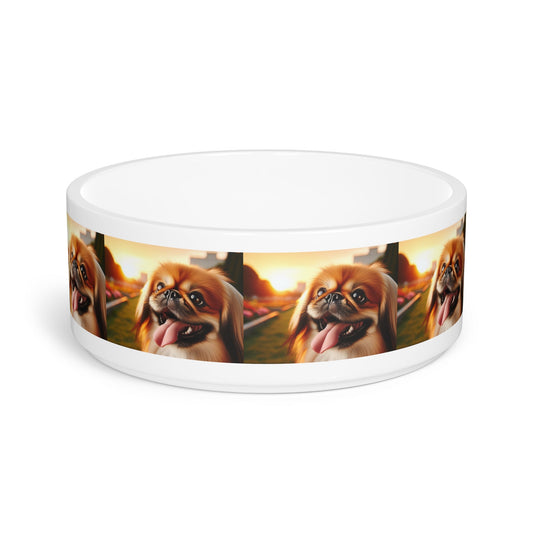 Ceramic Pet Bowl – 16 oz Dog Feeding Bowl