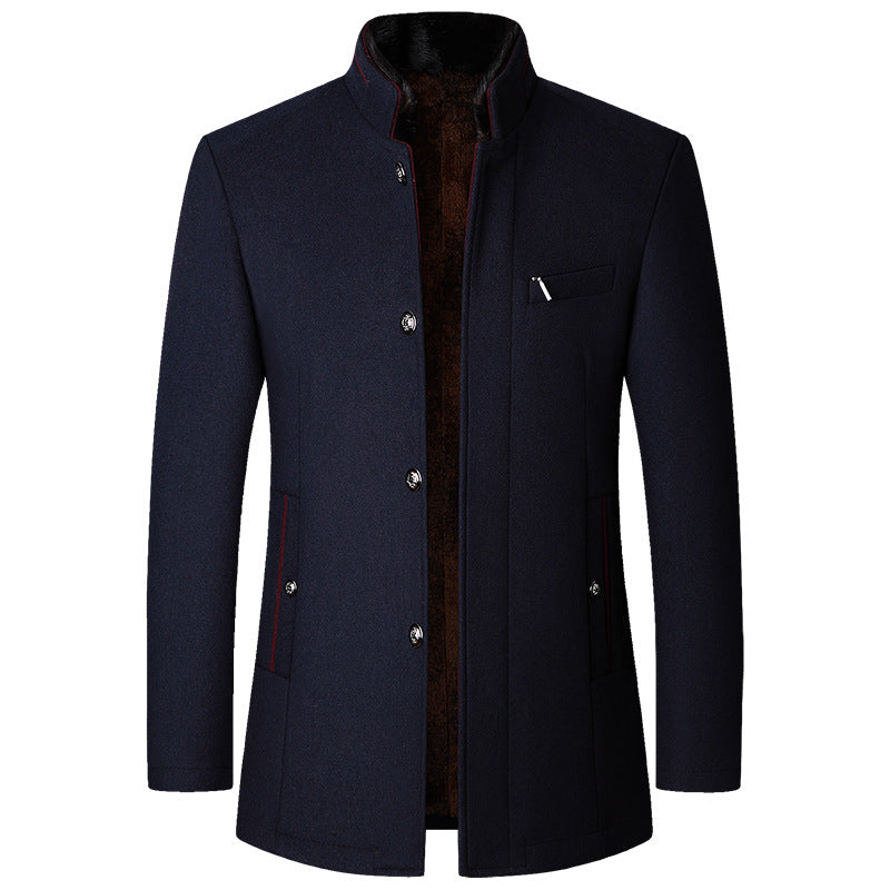 New Mens Casual Stand-collar Jacket