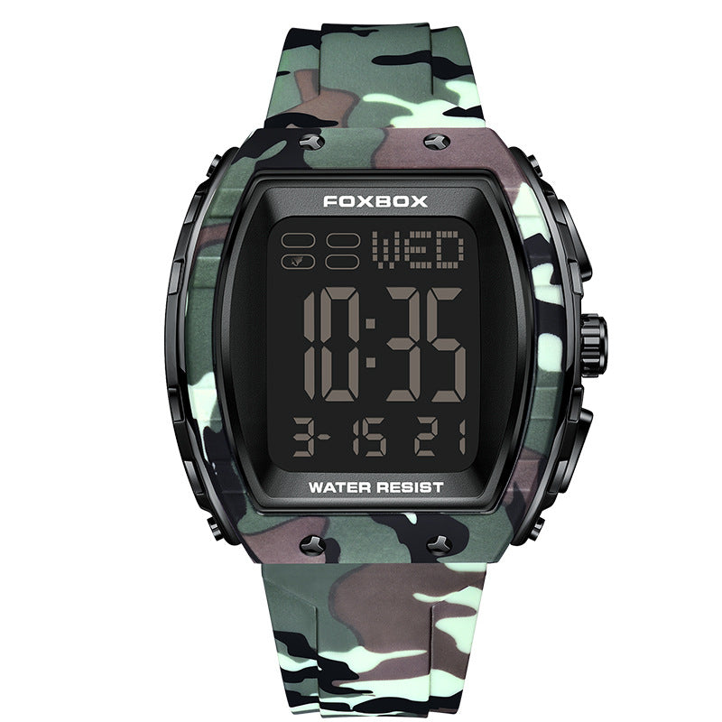 Multifunctional Mens Electronic Watch Digital Wristwatch For Students