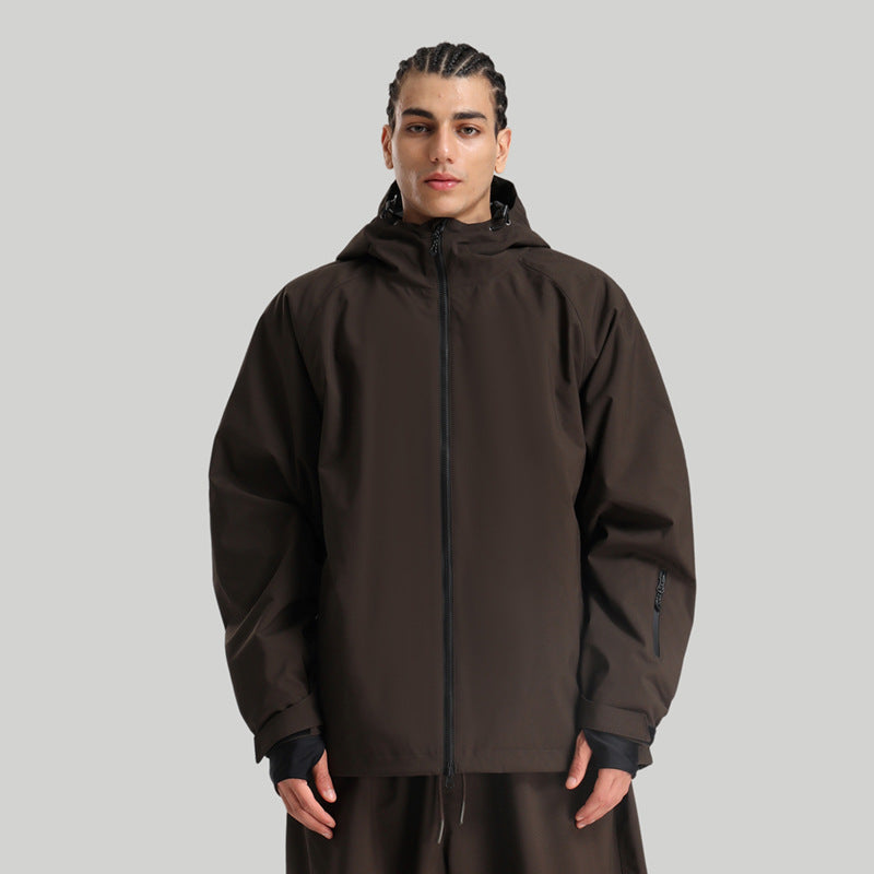 Womens Solid-color Professional Ski Suit