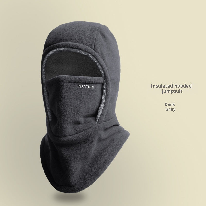 Hat Men's Winter Cycling Warm Artifact Windproof