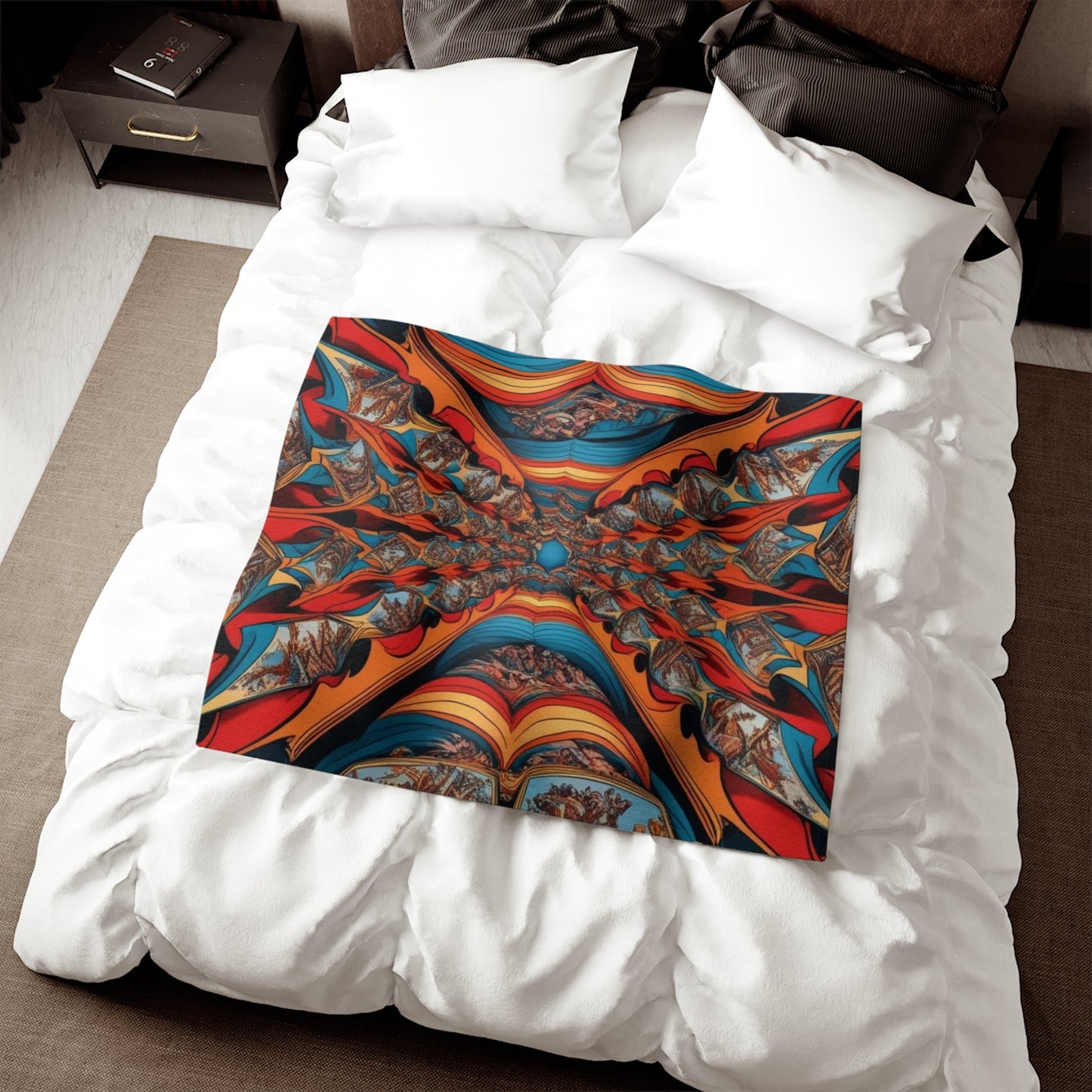 Sweatshirt Blanket – Plush Fleece Throw, 2 Size Options