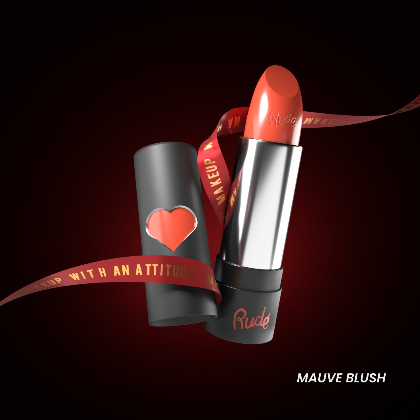 Rouge à lèvres hydratant RUDE Hydro Shine - Mauve Blush