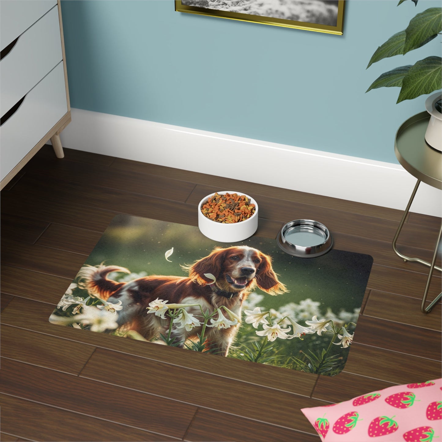 Non-Slip Pet Food Mat – Waterproof Feeding Mat for Dogs