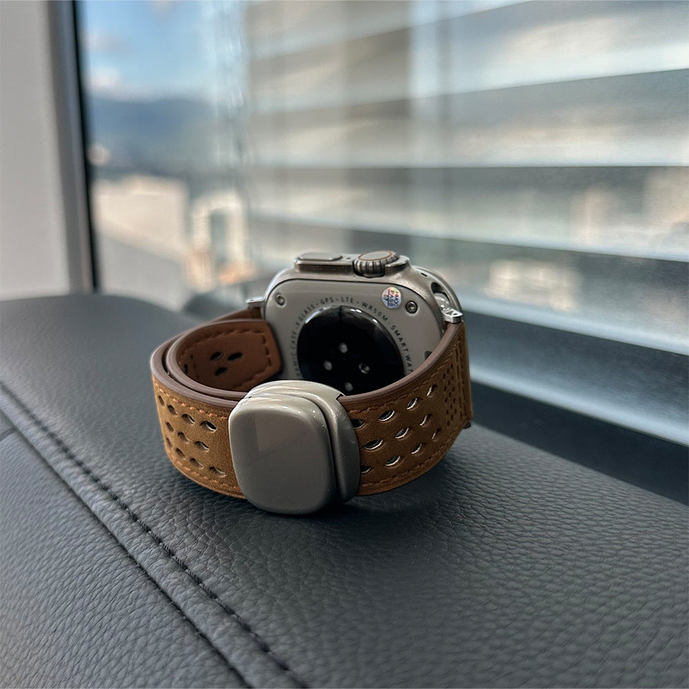 Magnetic-clasp Breathable Strap For IWatch