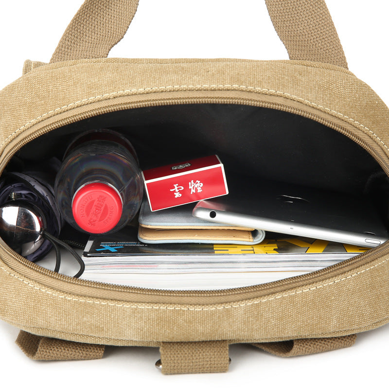 Canvas Trendy Casual Laptop Backpack