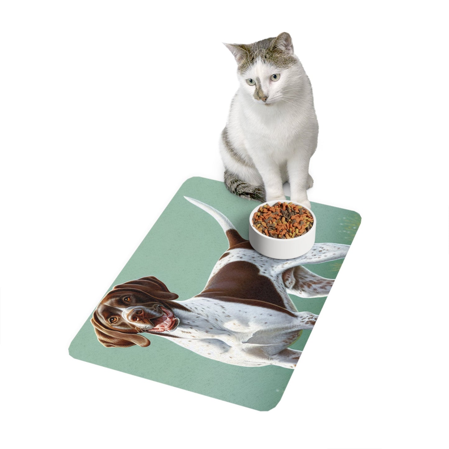 Tapis antidérapant pour animaux de compagnie – Tapis d'alimentation étanche pour chiens