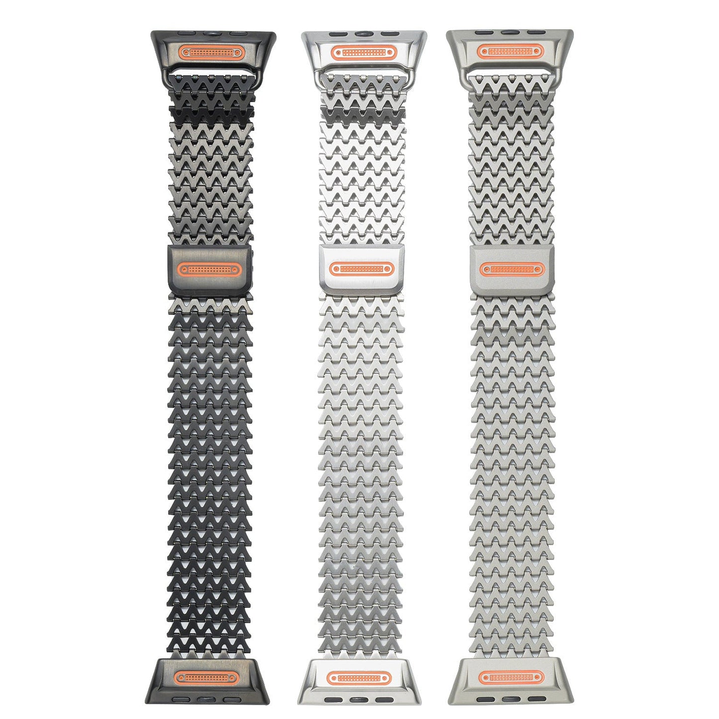 Milanese Strap With Metal Magnetic Clasp W-shaped Dragon-scale Personalized Wristband