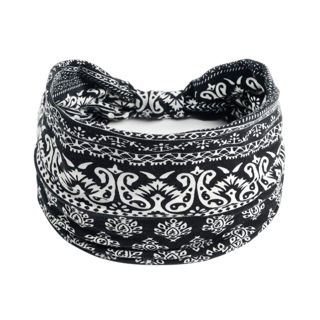 Bohemian Cashew Yoga Sports Headband Antiperspirant Absorbent Elastigirl