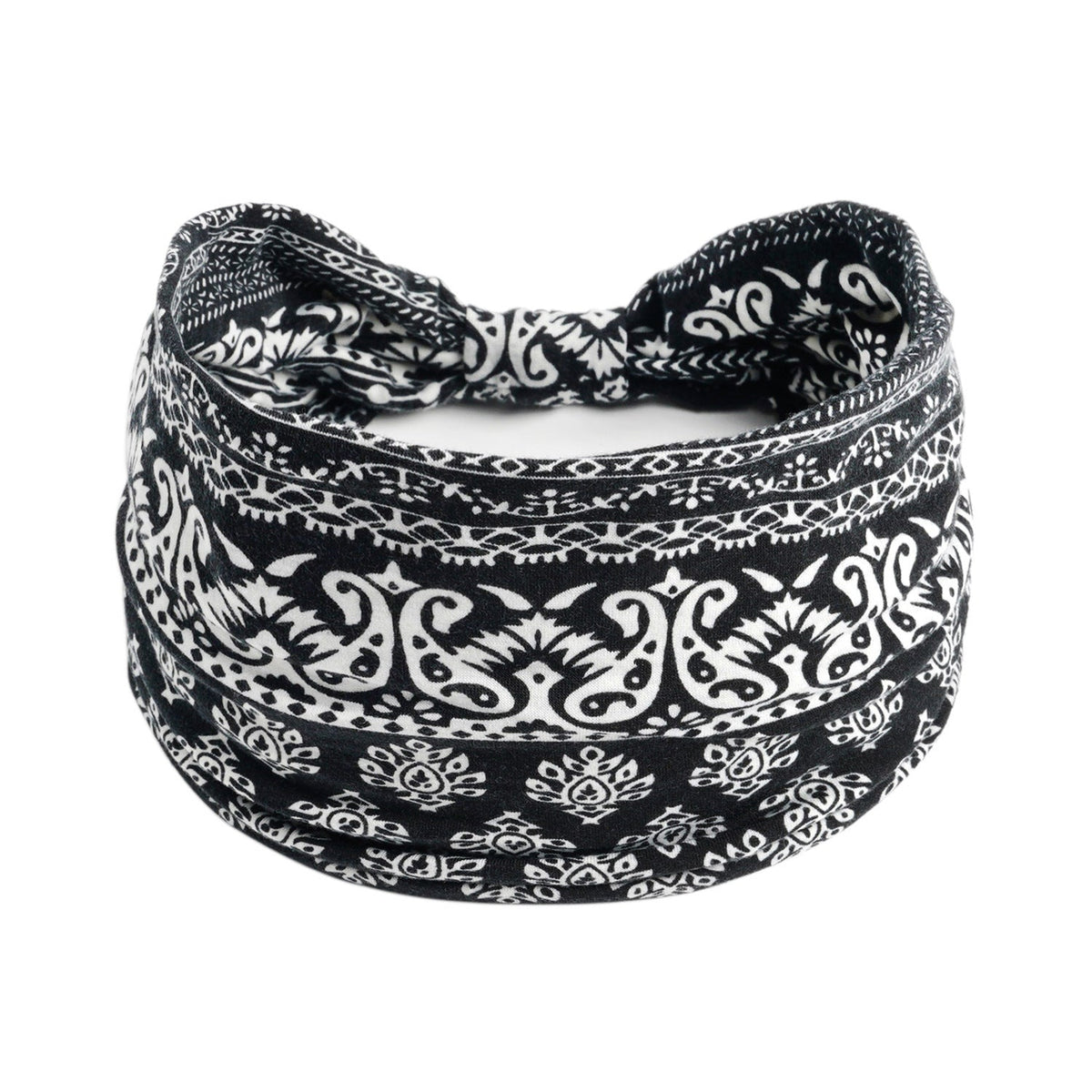 Bohemian Cashew Yoga Sports Headband Antiperspirant Absorbent Elastigirl