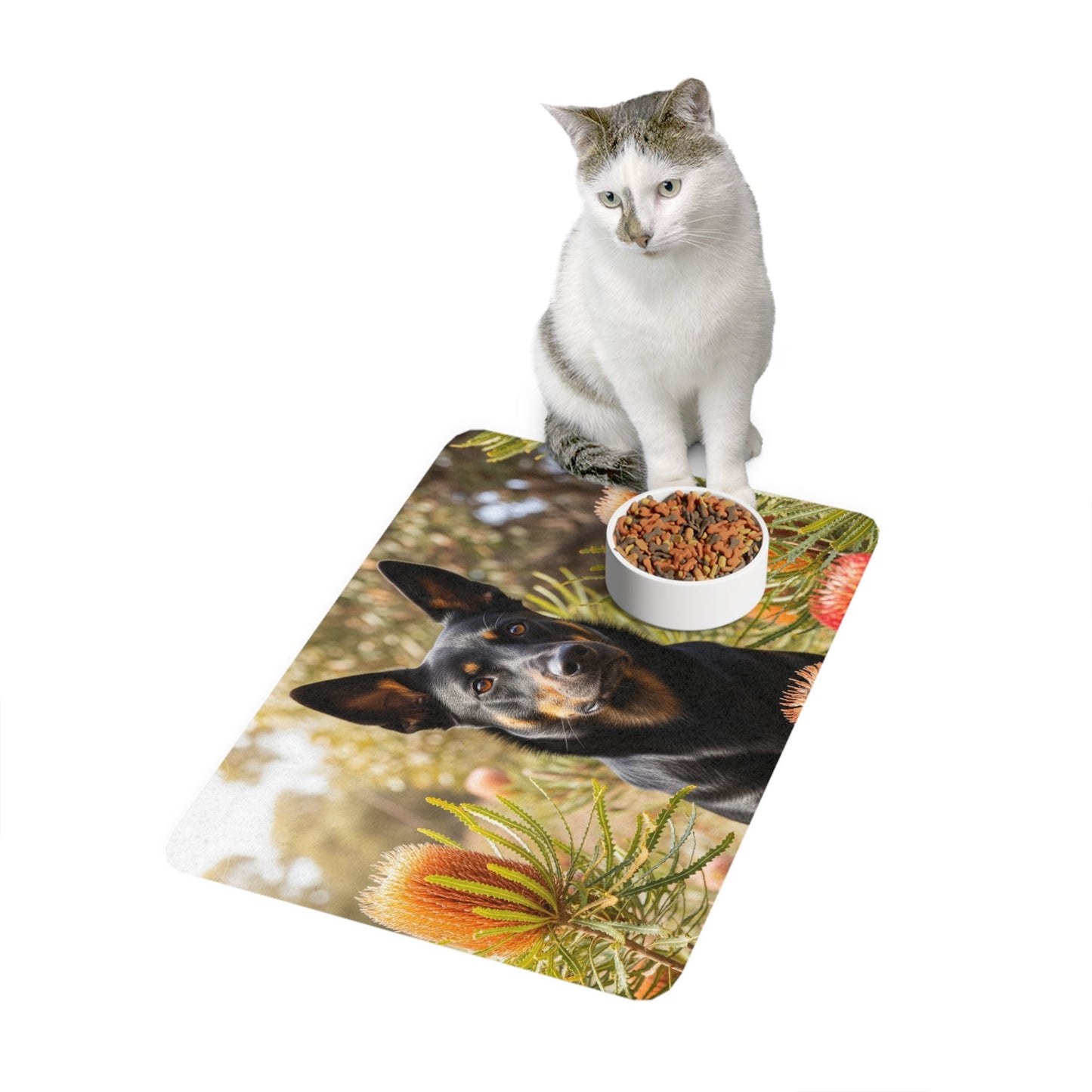 Non-Slip Pet Food Mat – Waterproof Feeding Mat for Dogs