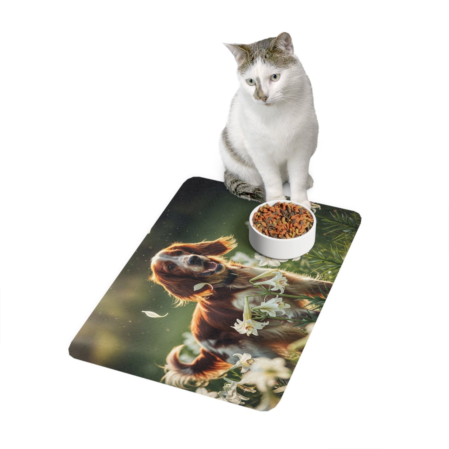 Non-Slip Pet Food Mat – Waterproof Feeding Mat for Dogs