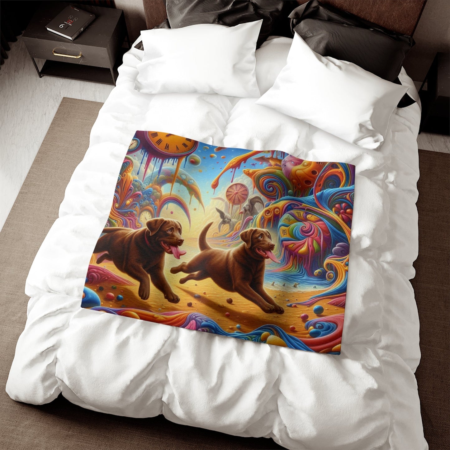 Sweatshirt Blanket – Plush Fleece Throw, 2 Size Options