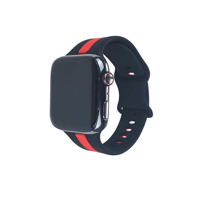 Two-tone Striped Strap Contrast Color Sports