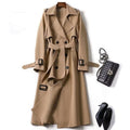 British-style Over-the-knee Coat Over-the-knee Outerwear