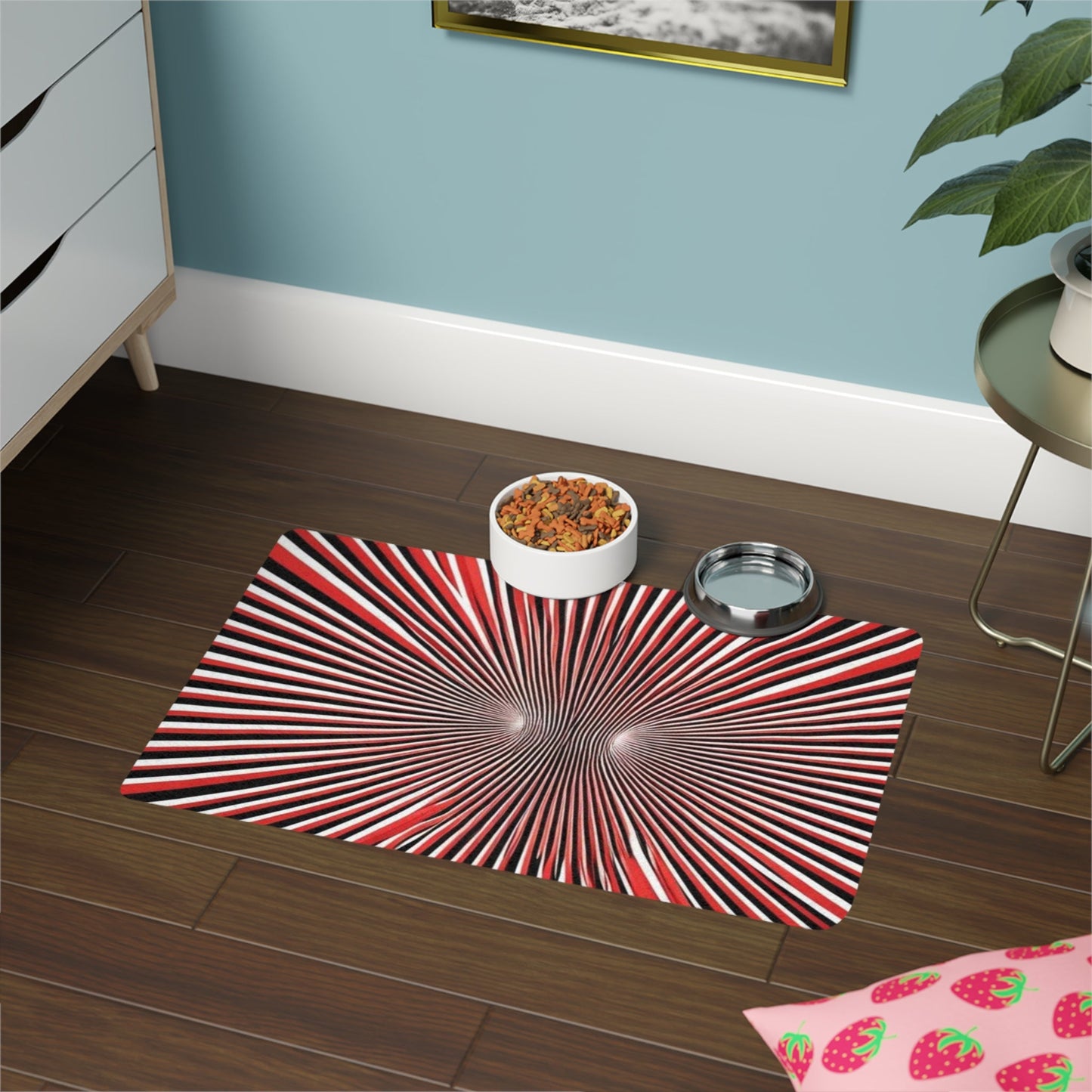 Tapis antidérapant pour animaux de compagnie – Tapis d'alimentation étanche pour chiens