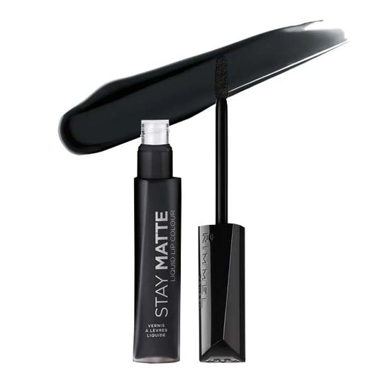 RIMMEL LONDON Stay Matte Rouge à Lèvres Liquide - Noir Intense