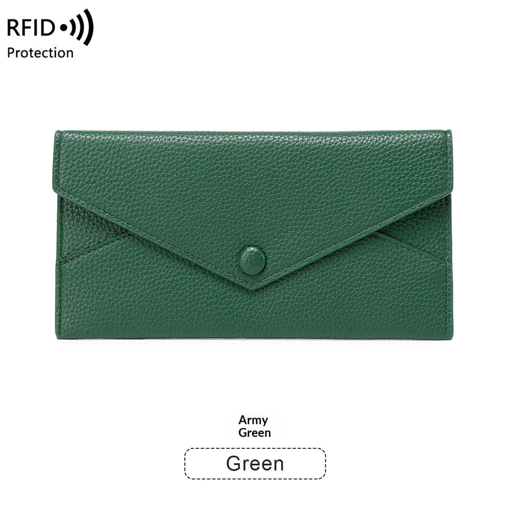 New RFID Anti-Theft Womens Wallet