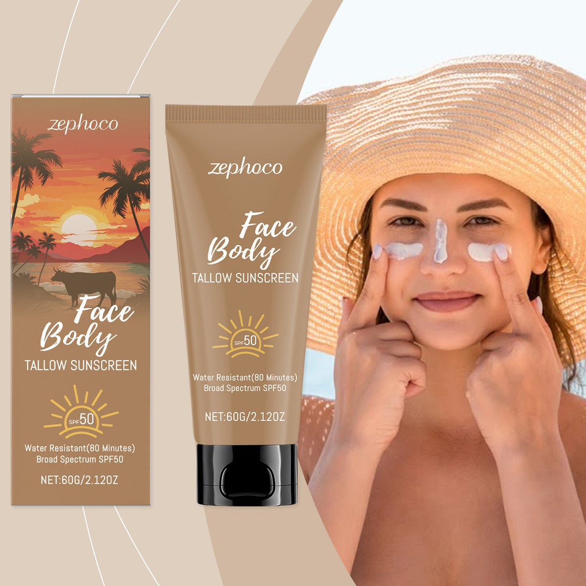 Refreshing Texture Not Oily Moisturizing And Caring Skin Isolation UV Protection Butter Protective Cream