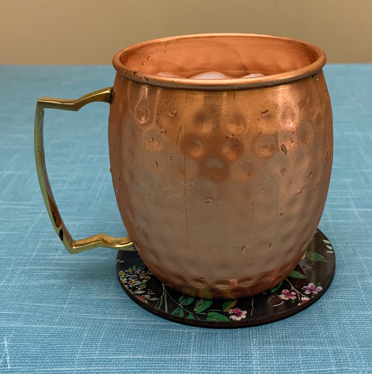Vibhsa Hammered Moscow Mule Mugs, Set of 2