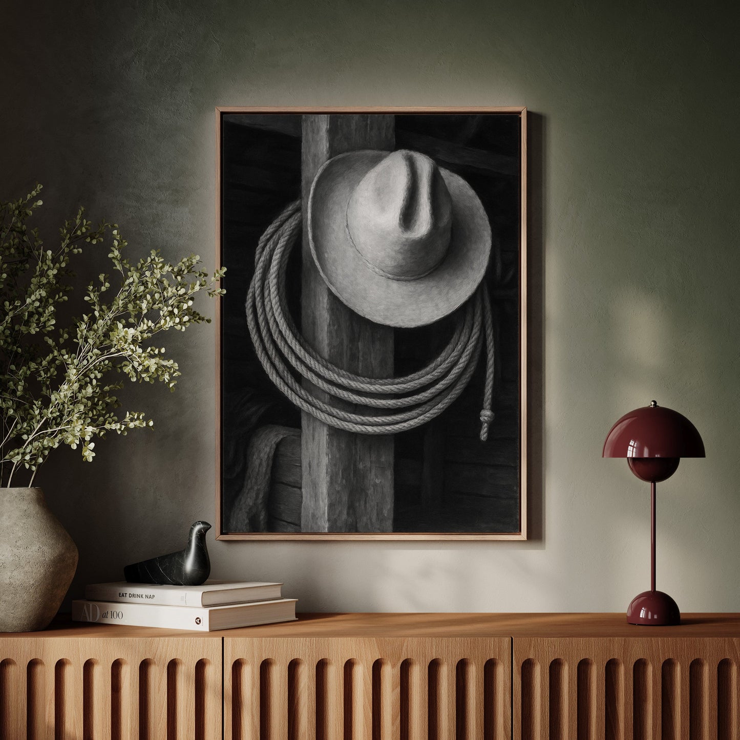 Cowboyhut und Lasso