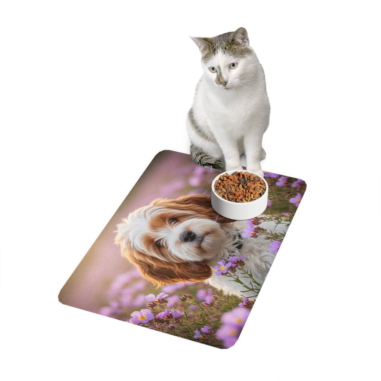 Non-Slip Pet Food Mat – Waterproof Feeding Mat for Dogs