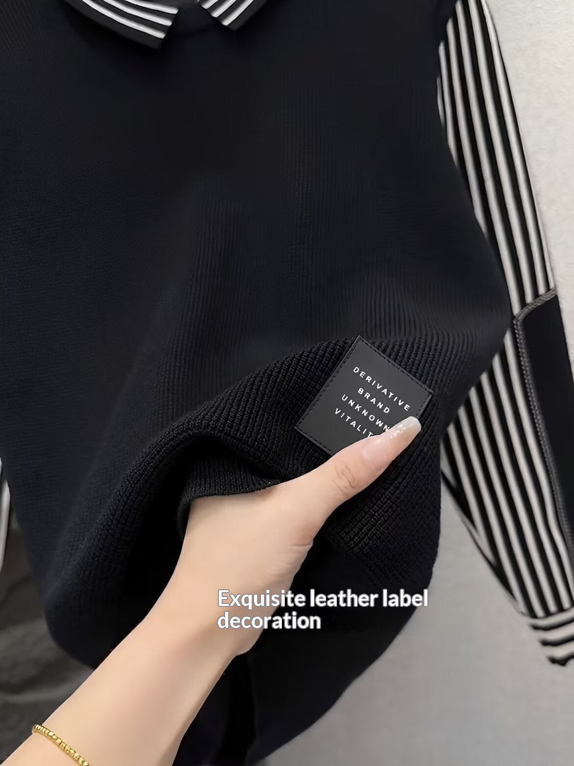 Mens Shirt-collar Knit Sweater For Spring And Autumn