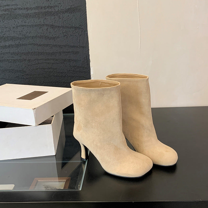 Commuter-style Versatile Solid-color Booties