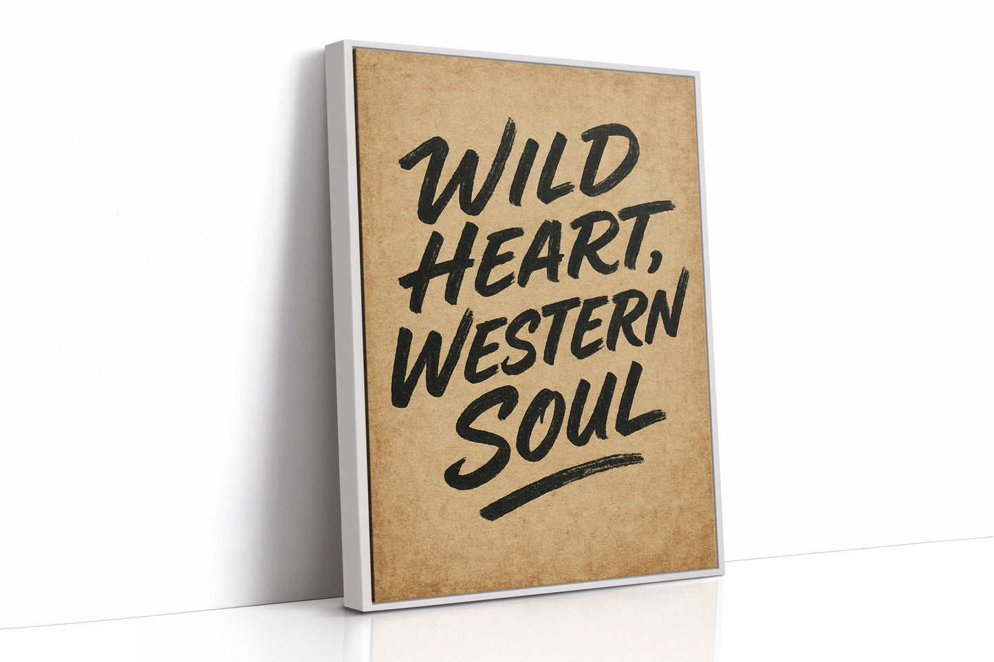 Druck "Wild Heart Western Soul"