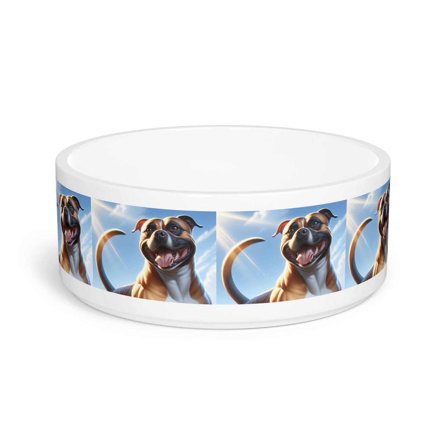 Ceramic Pet Bowl – 16 oz Dog Feeding Bowl