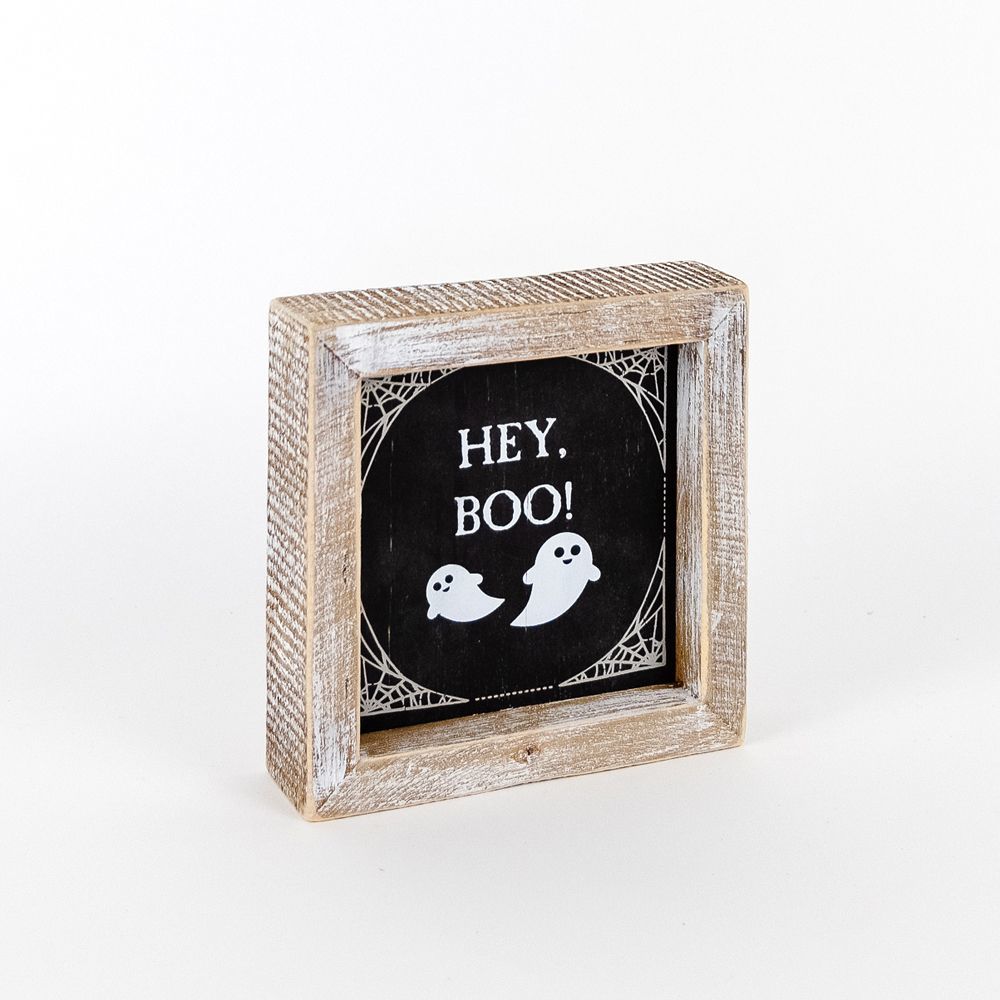 Double-Sided Fall Sign Hey Boo/It's Cuddle Weather Reversible Porch Decor