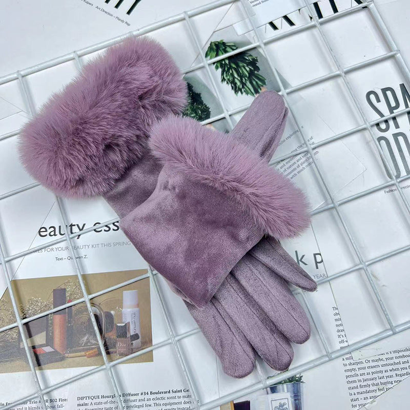 Women's Winter Riding Fleece-Lined Gloves