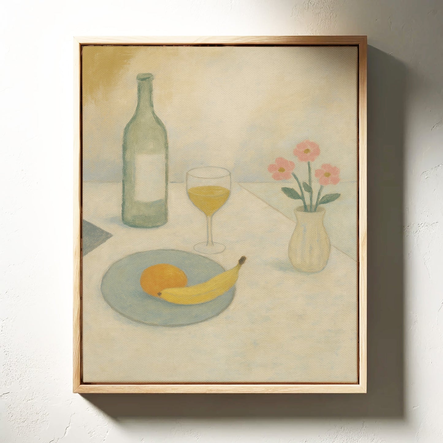 Banana and Wine in Morning Light