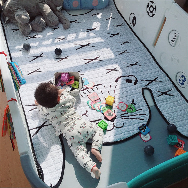 Baby Play Mat, White Tiger Rug