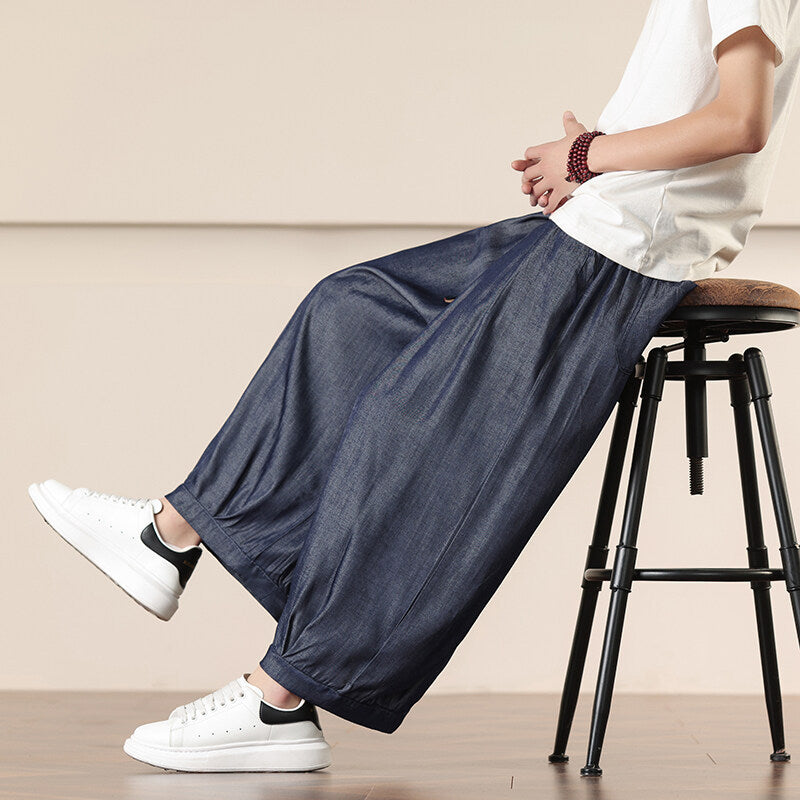 Casual Men's Retro Loose Plus Size Harem Pants