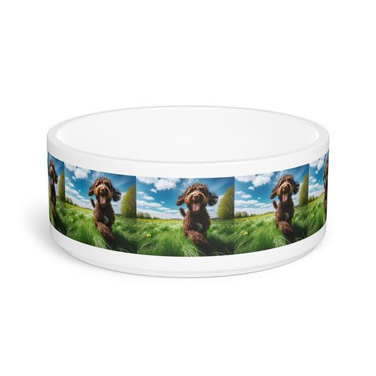 Ceramic Pet Bowl – 16 oz Dog Feeding Bowl