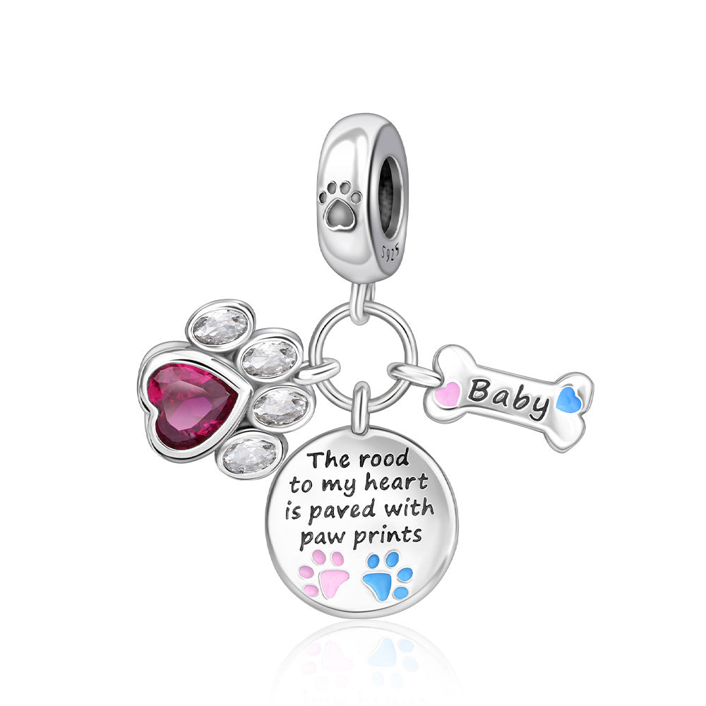 Cute Animal Colorful Oil-Drop Pendant Bracelet Accessory