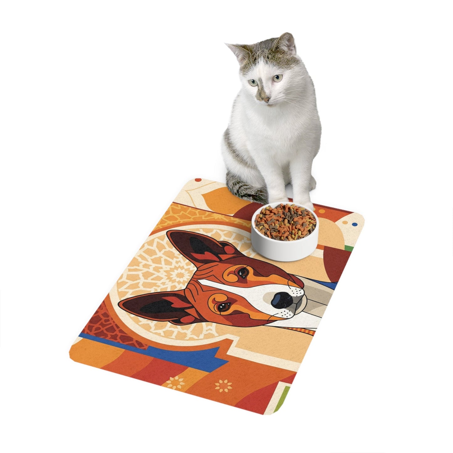 Non-Slip Pet Food Mat – Waterproof Feeding Mat for Dogs