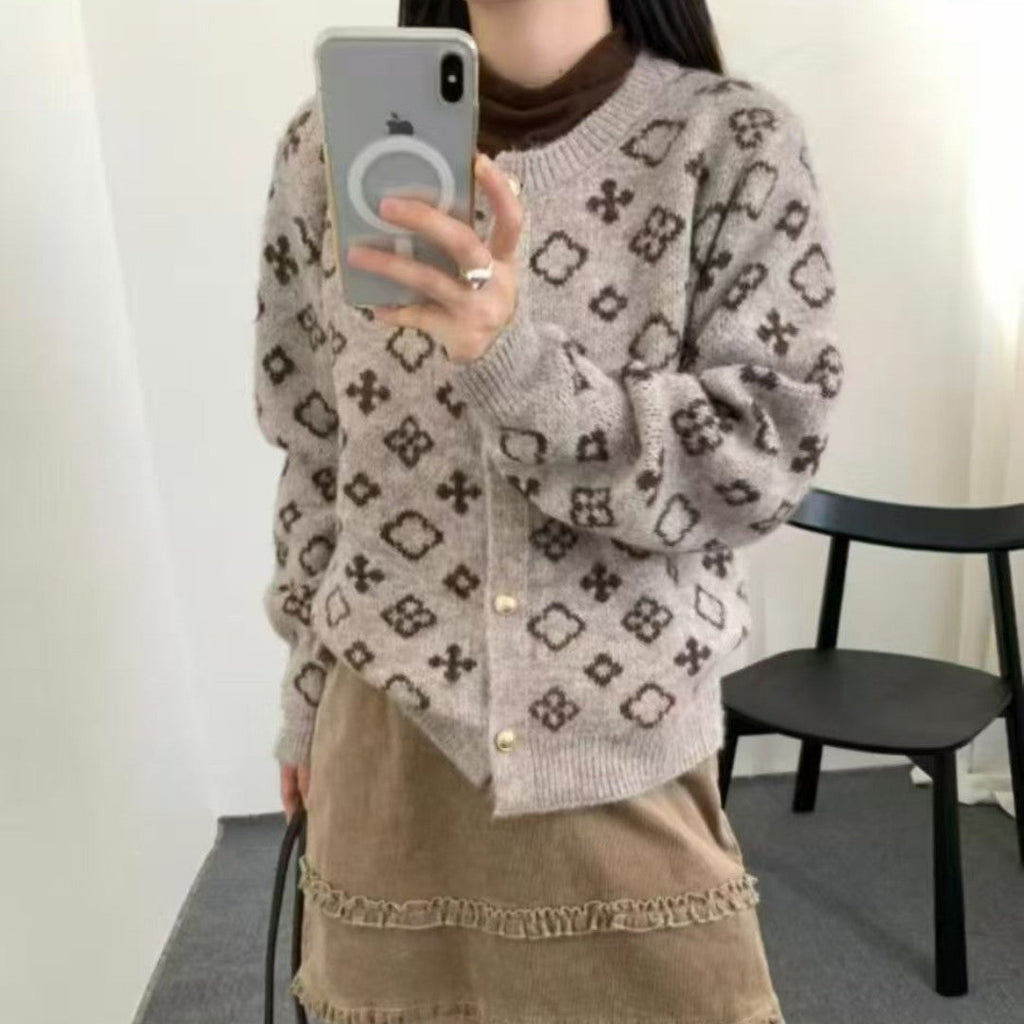 Fallwinter Womens Loose-fit Vintage-style Fashion Sweater