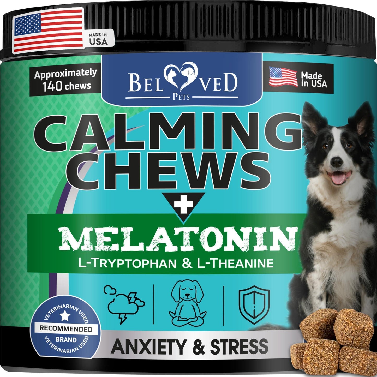 Hemp Calming Chews for Dogs Separation Anxiety Relief